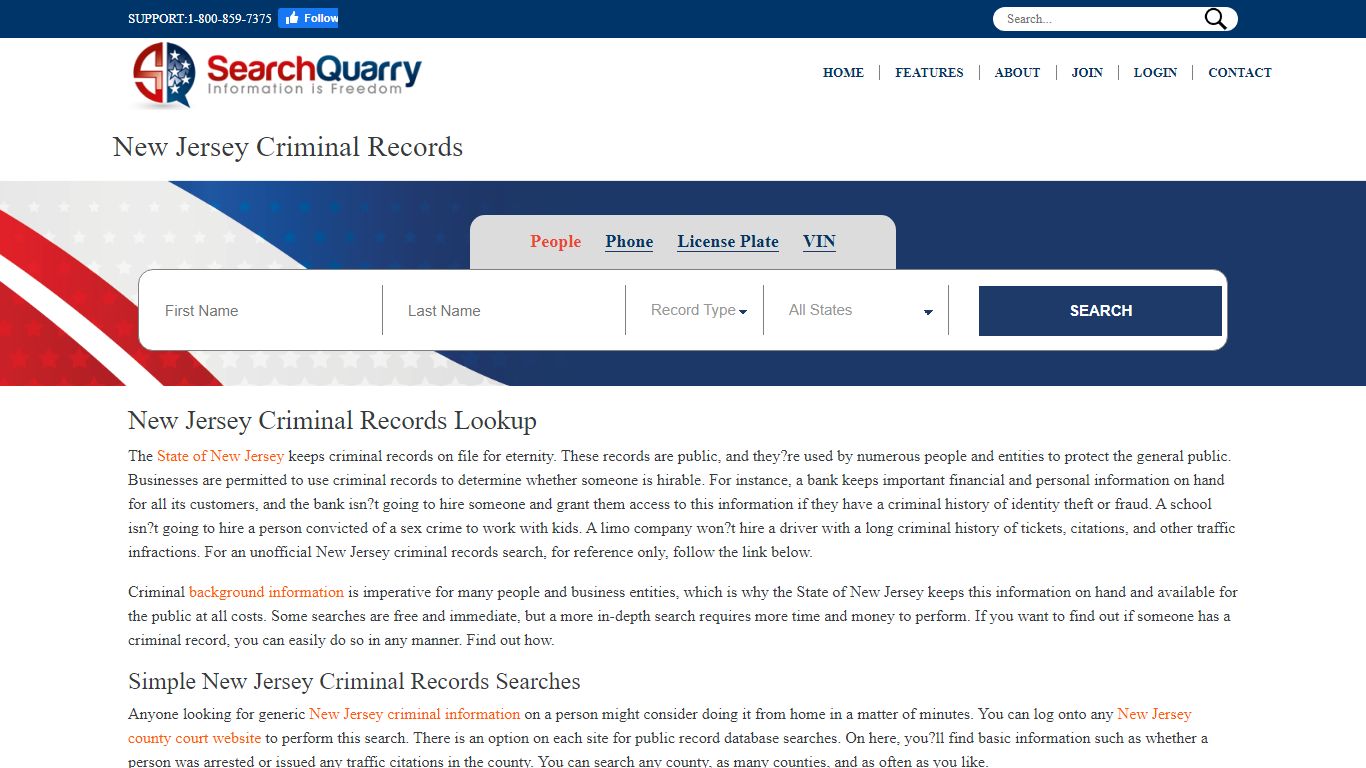 New Jersey Criminal Records - SearchQuarry